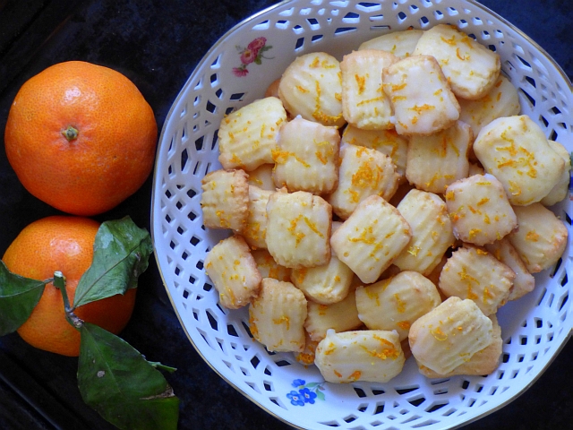 Spritzgebäck Spritzbeutel Mandarine