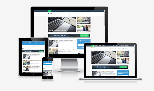 N Light Pro 6 Responsive Blogger Template Premium