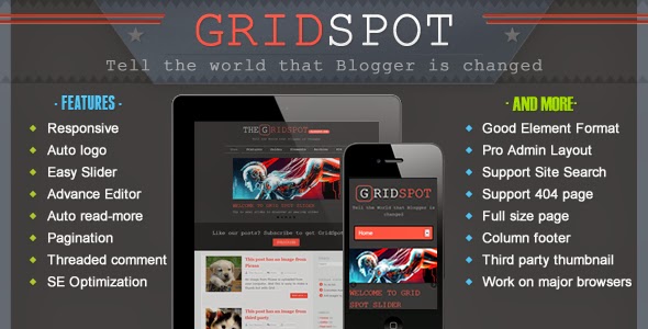 Download Gratis Template Grid Spot v2.1 Responsive Blogger