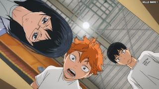 ハイキュー!! アニメ 第1期5話 清水潔子 日向翔陽 影山飛雄 | HAIKYU!! Episode 5