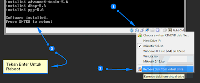 Menginstall Mikrotik Router OS di VirtualBox