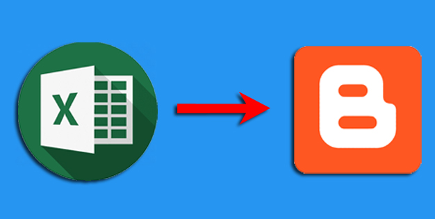 Cara Memindahkan Table Excel ke Blog Blogger