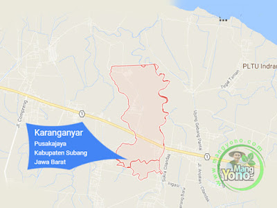 PETA : Desa Karanganyar, Kecamatan Pusakajaya