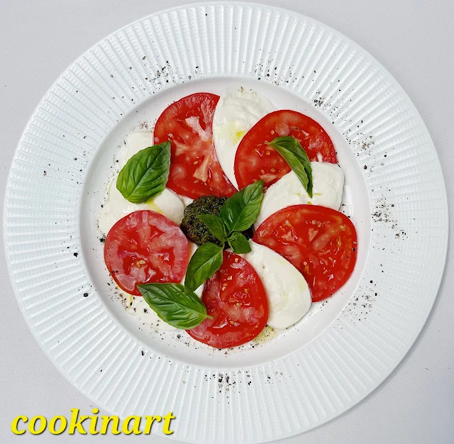 Balancing Food Consumption Tomato Basil Caprese Salad