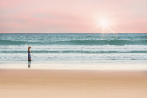 ocean-girl-walking-sea-summer