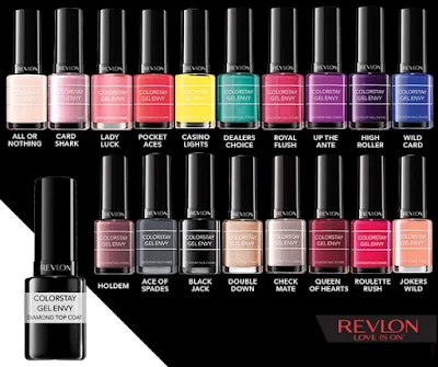 carta de colores esmaltes Revlon