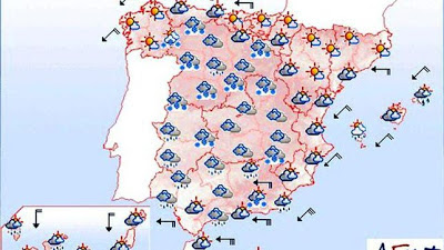 36 PROVINCIAS ESPAÑOLAS BAJO ALERTA POR INTENSAS NEVADAS 27 de Febrero 2013