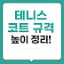 테니스 코트 규격과 네트 높이 완벽 정리! 테린이도 10분이면 마스터