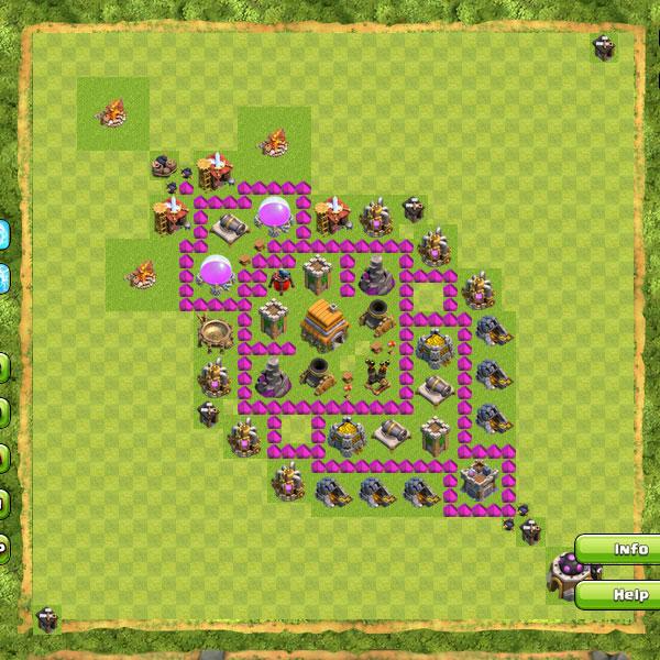 Base WAR Town Hall 6-10 Terbaik Di CLASH OF CLANS.