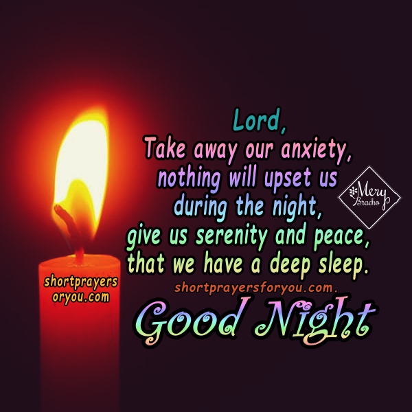 Good Night God We Will Have A Quiet Sleep Christian Prayer For