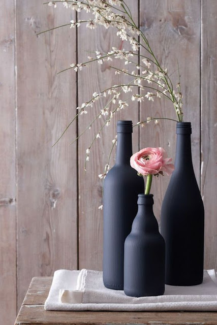 récupérer bouteilles pour faire des vases