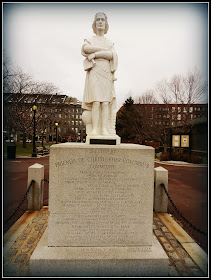 Estatua de Cristobal Colón en Boston