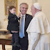 El papa Francisco recibió a Alberto Fernández y a su hijo en Roma