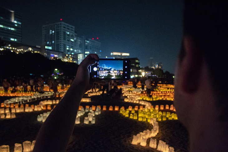 Marine Day Lantern Festival in Odaiba