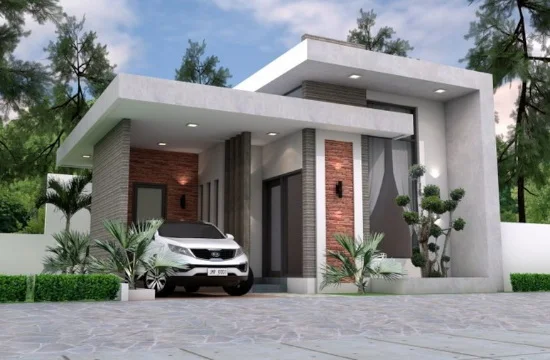 14 Desain rumah modern 2020 dengan atap datar