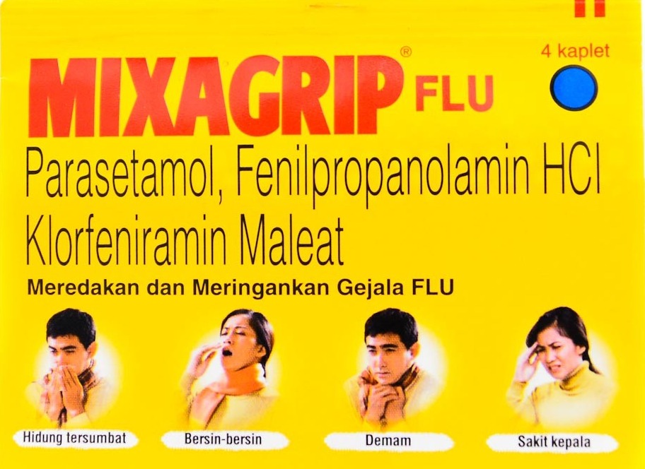 15 Efek Samping dan Kandungan dari Mixagrip Flu  Obat 