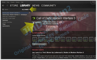 Cara Suntik steam game ori pada COD Modern Warfare 3