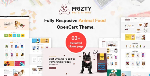 Best Pet Food Store OpenCart Theme