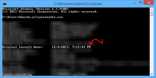 windows install date