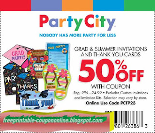 Free Printable Party City Coupons