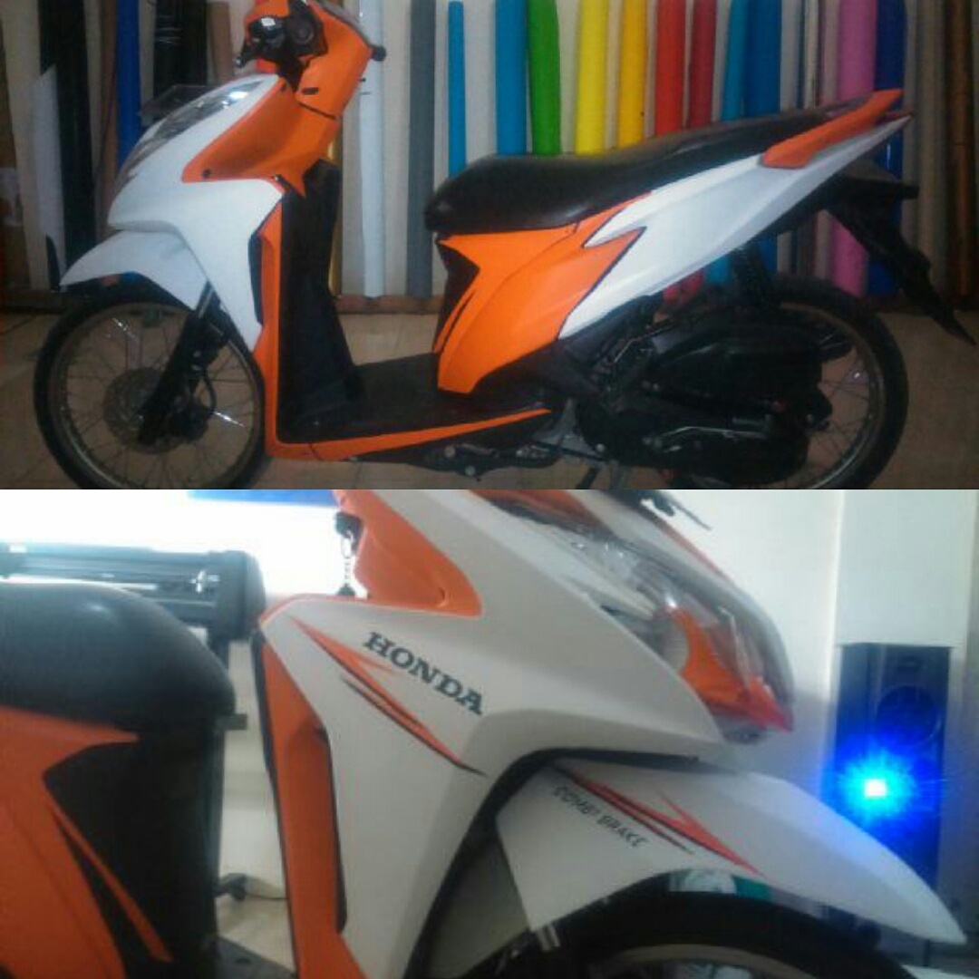 Wrapping ,cutting stiker & branding mobil n motor: cutting 