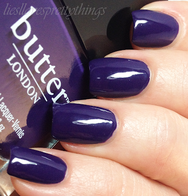 Butter London Bramble swatch and review