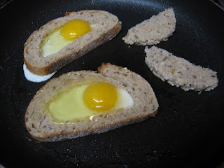 Eggs in a basket