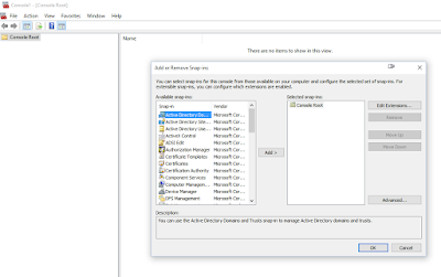 MMC Snap in Windows 10