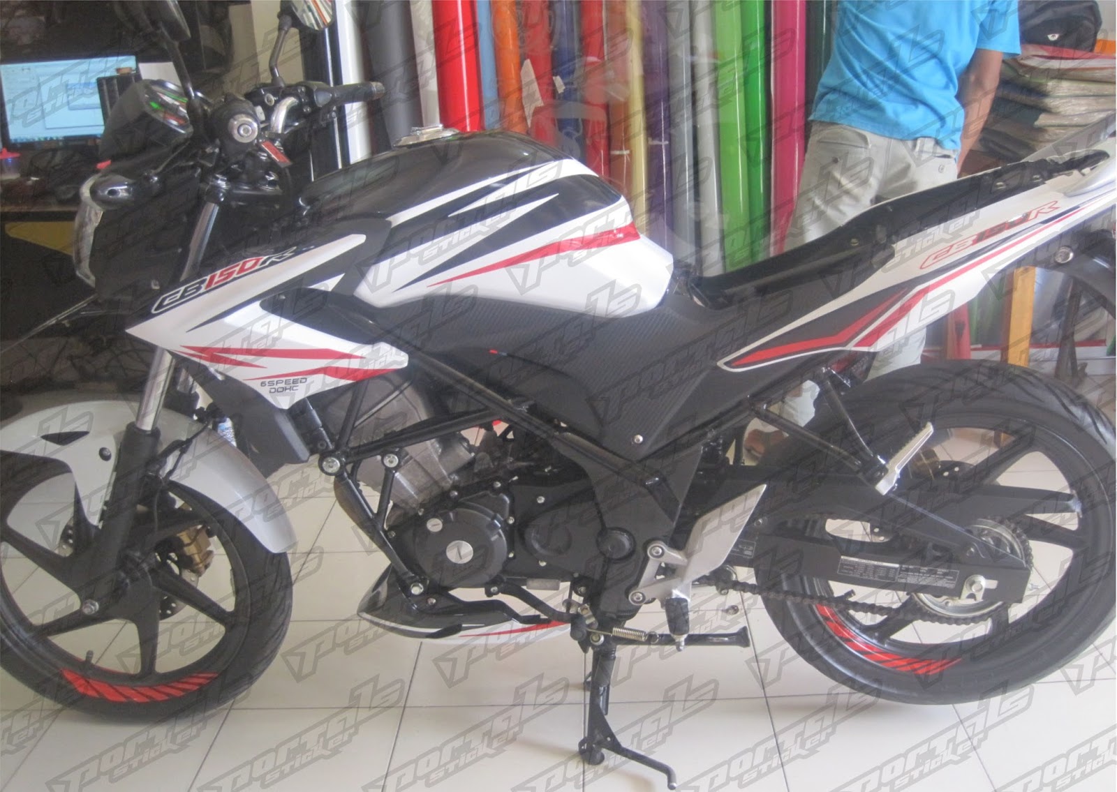 PORTALS STICKER HONDA CB 150R CUTTING STICKER JAKARTA SELATAN