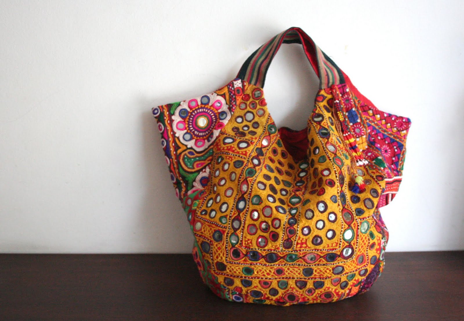 New patchwork bags from Indian  Afghan fabric