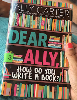 writing, book, picture of how do you write a book by ally carter