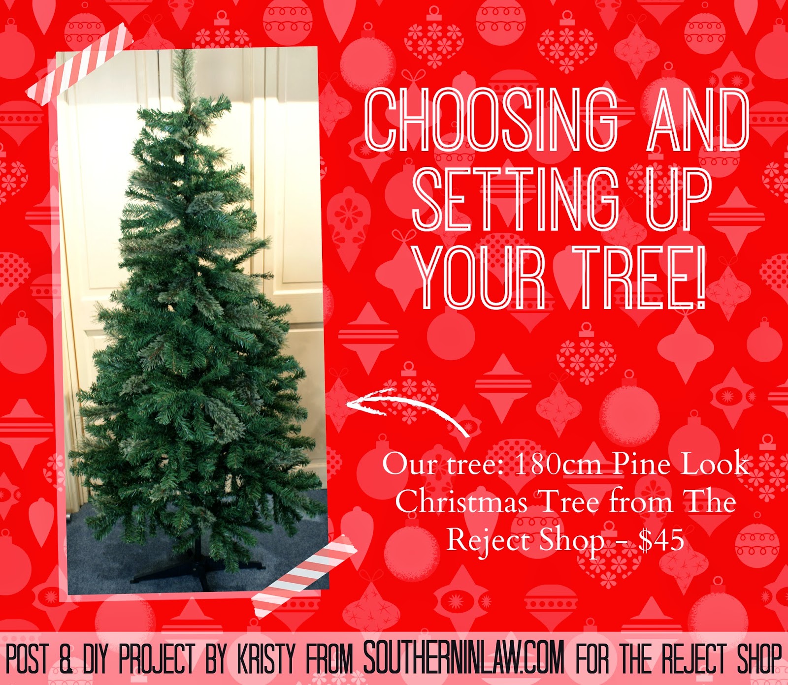 Southern In Law DIY Christmas  Tree Decorating  on a 