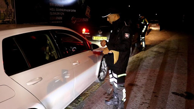 More than 50 drivers banned from driving for various traffic offenses in north Cyprus, 4 arrested