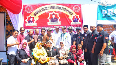 Ketua Lembaga Aceh Bersatu LEMBATU DPD Kabupaten Aceh Utara Tgk Syakban Al Munawarah menghadiri undangan ketua Umum Persatuan Aceh Serantau (PAS) Di Alue Ie Puteh