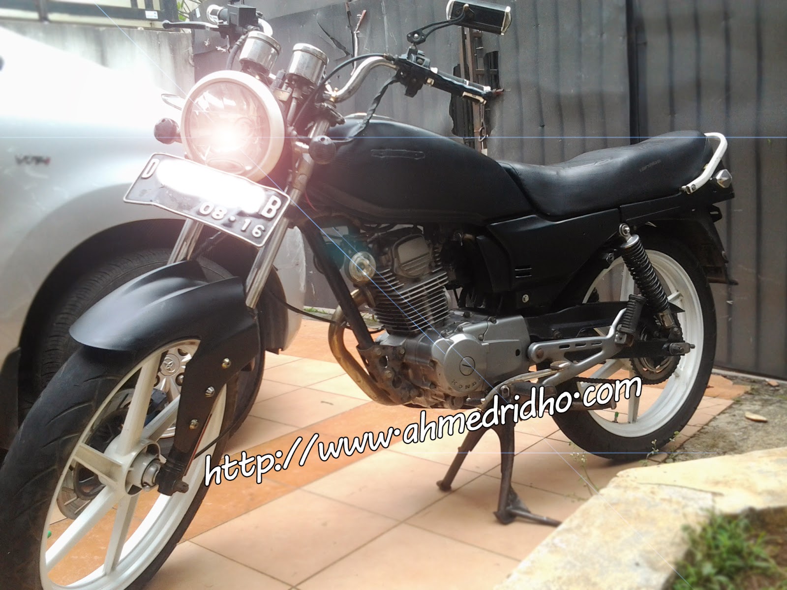 Honda GL Pro CB Naik Daun Ahmed Ridho