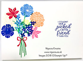 #simplestamping Beautiful Bouquet for #stampinforall Nigezza Creates