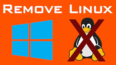 cara hapus linpus linux di windows