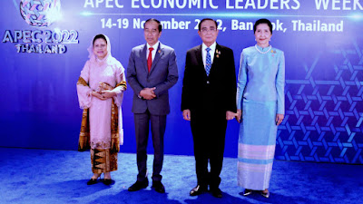 Presiden Jokowi Hadiri Sesi Retreat KTT APEC serta Sejumlah Pertemuan Bilateral