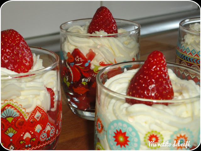 Fresas con  nata