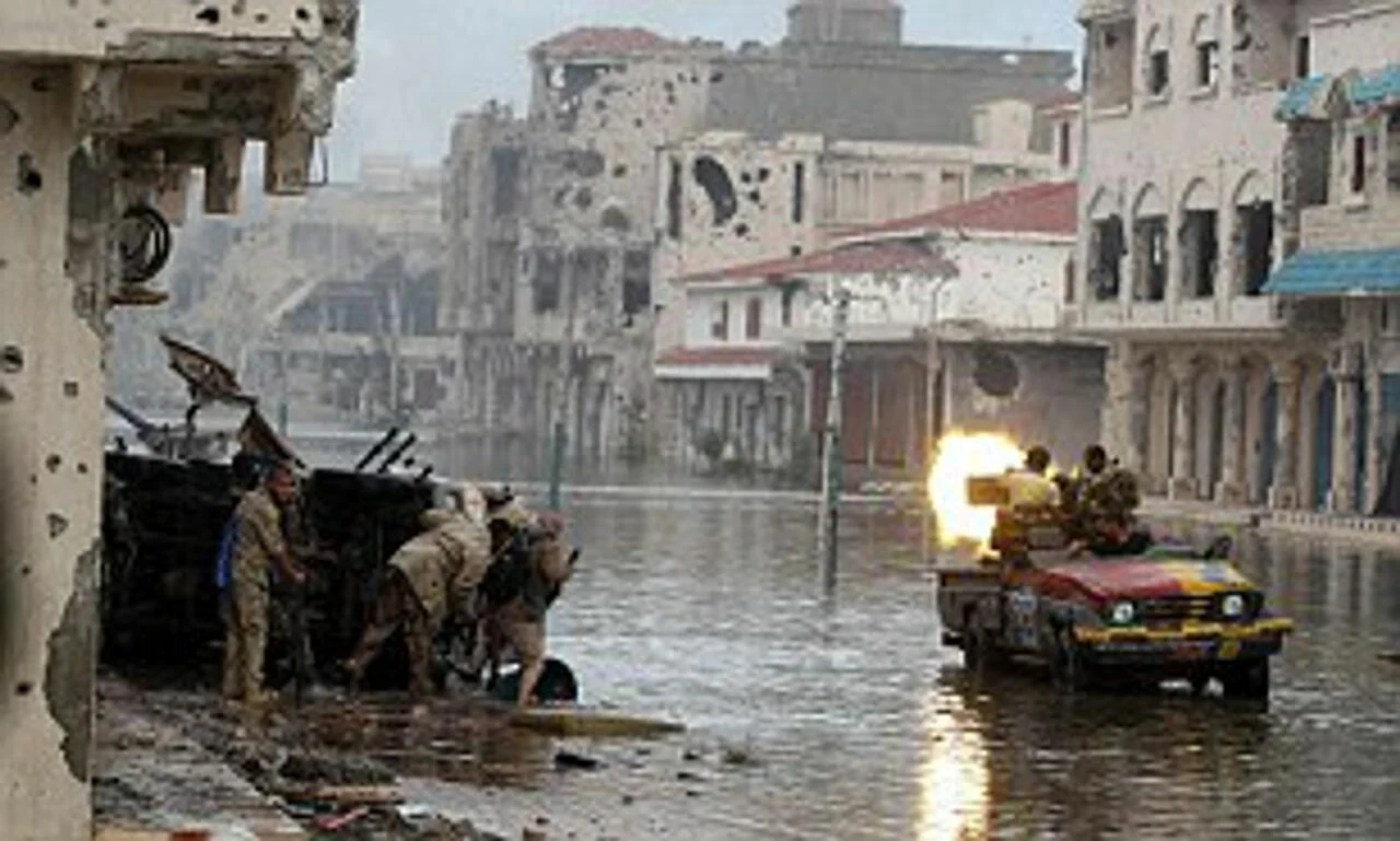 Battle for Sirte in October 2011