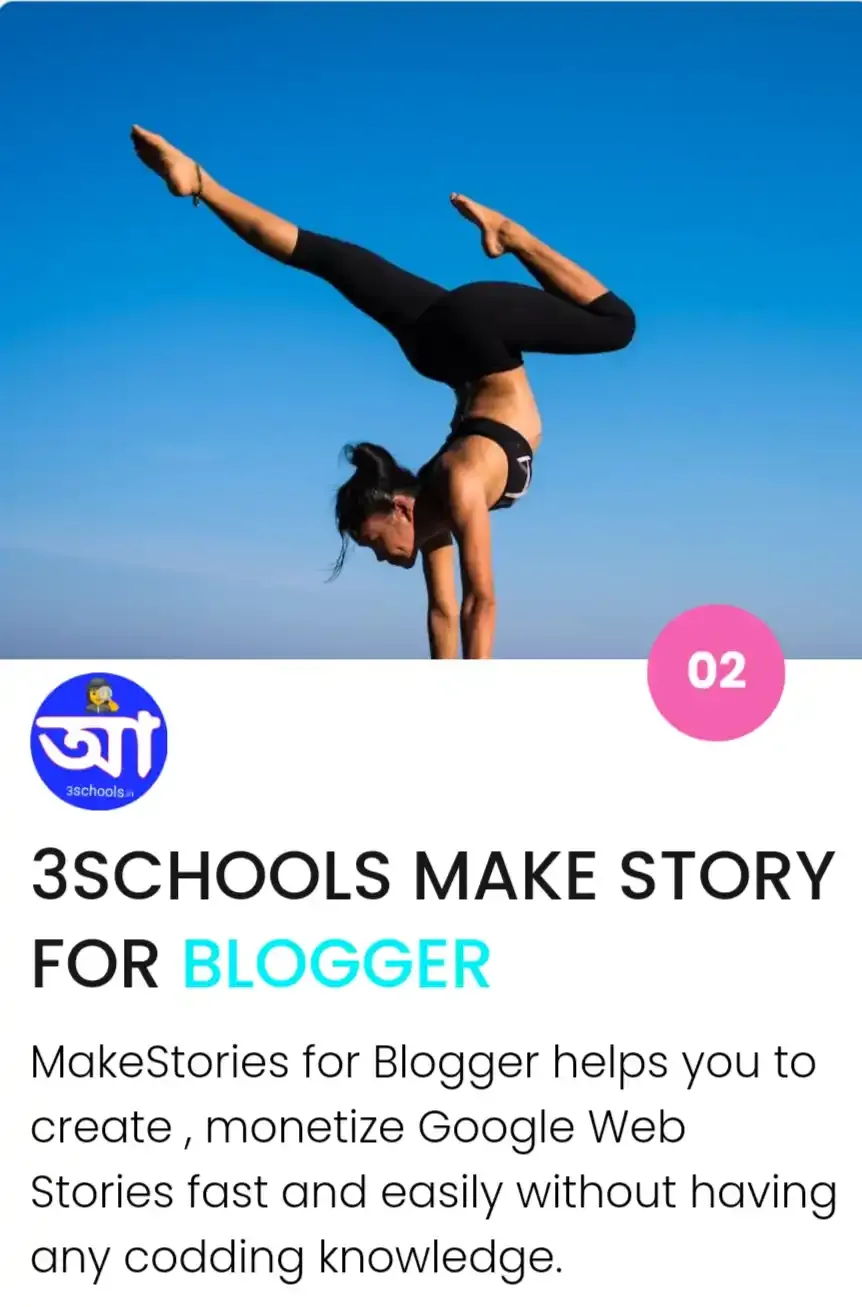 3schools web story templates