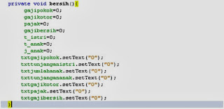 Program/ Aplikasi Perhitungan Gaji dari Java