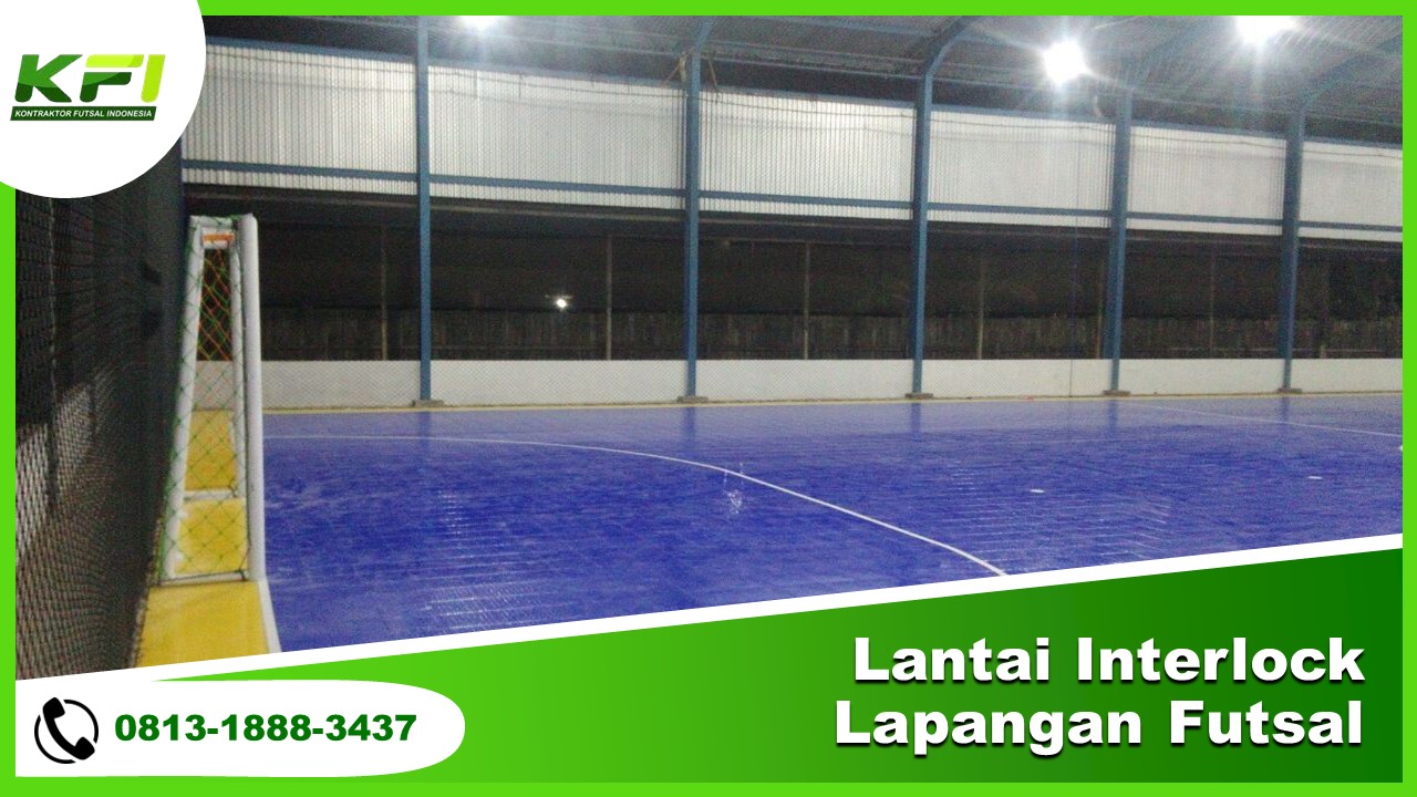 Jual Lantai Interlock Lapangan Futsal