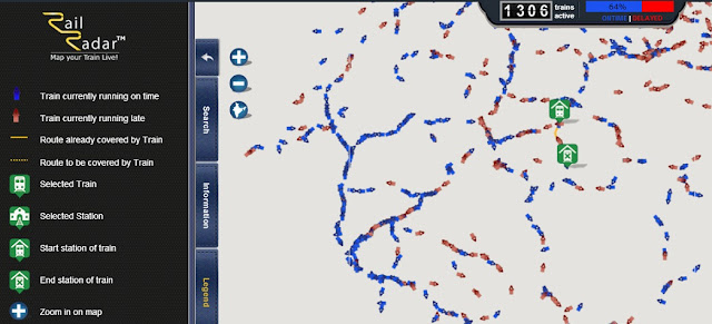 Rail Radar - Online Indian Trains Tracker