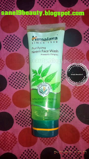 Review of Himalaya Purifying Neem face wash to prevent pimples.