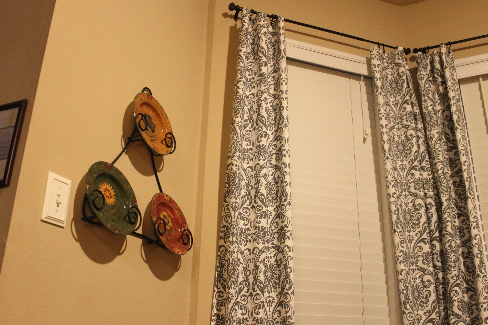 Texas Decor No Sew Kitchen Curtains