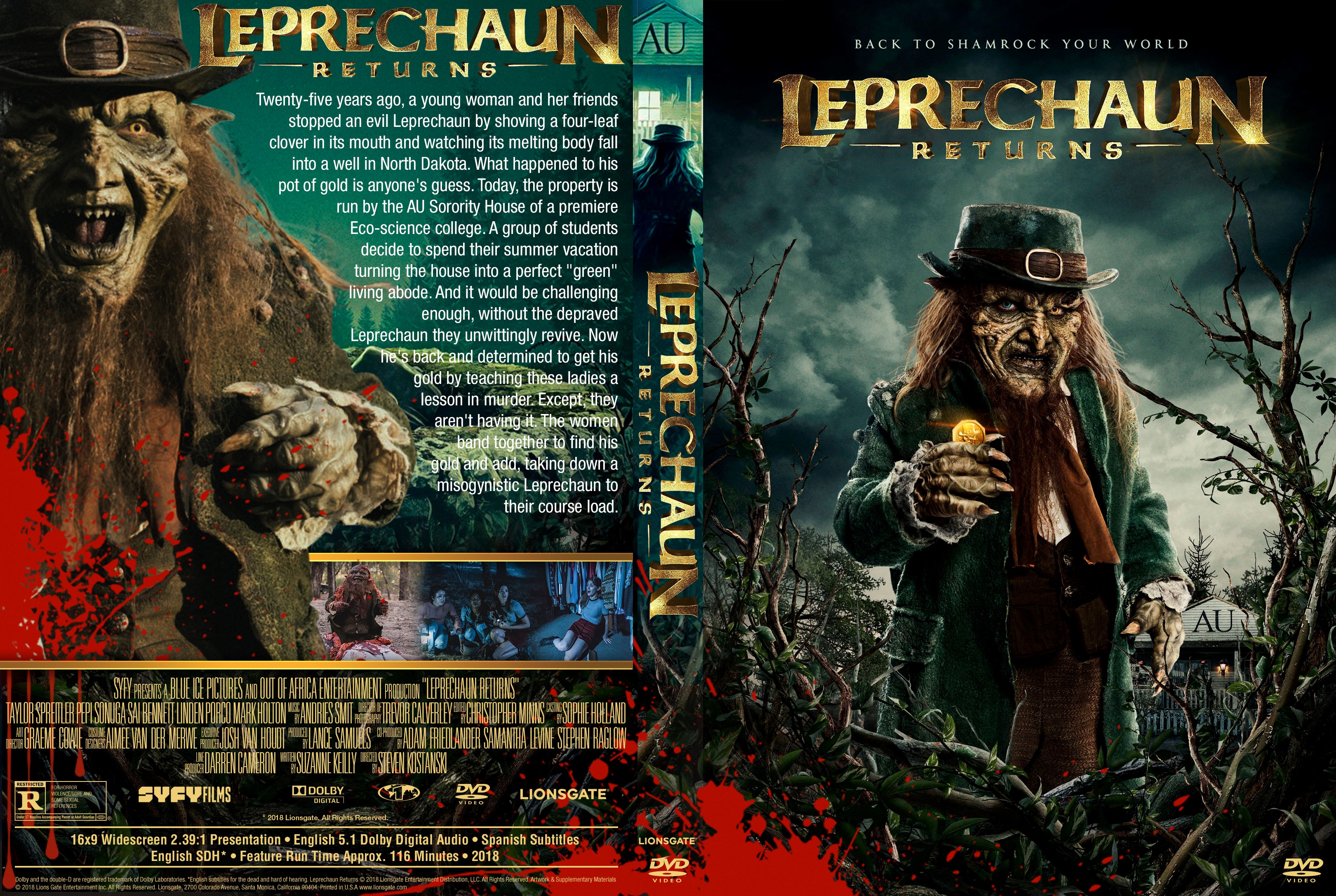 Leprechaun Returns DVD Cover  Cover Addict - DVD, Bluray 