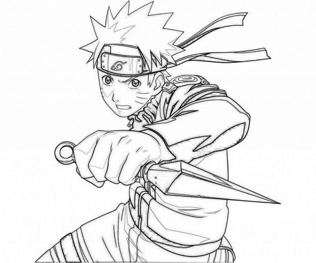 15 Gambar Sketsa Mewarnai Kartun Naruto Terbaru - Foto Gambar Terbaru