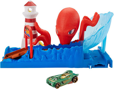 HOT WHEELS El ataque del pulpo : Pista de coches  Octopus Pier Attack  Producto Oficial 2018 | Mattel FNP61 | A partir de 4-8 años  COMPRAR JUGUETE