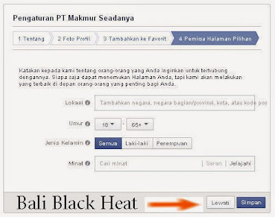 cara membuat halaman facebook